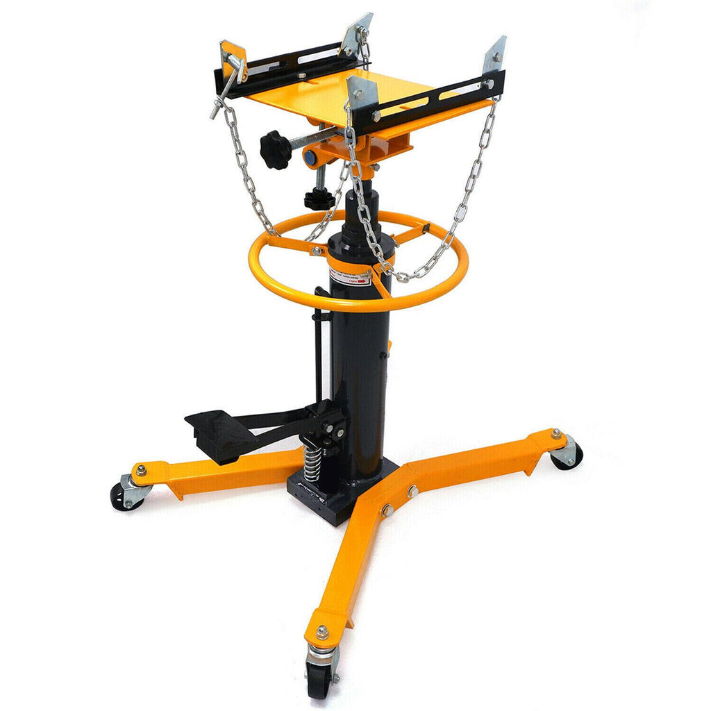 1660lbs 0.75Ton Transmission Jack 2StaHydraulic 360閹 for Engine Lift tools