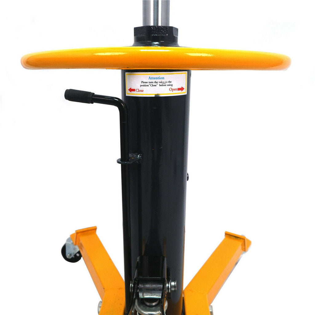 1660lbs 0.75Ton Transmission Jack 2StaHydraulic 360閹 for Engine Lift tools