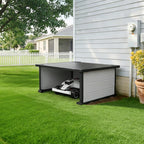 Robot Lawn Mower Garage, Weatherproof Shelter for Robotic Mower Charging Station, Durable PP Panel for Outdoor Use