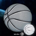 ankishi Light Up Basketball Ball Battery-Rainbow PU Glow in Dark Basketball Fluorescent Bright After Sun Shine Official Size&amp; Weight (Size 7) Light-up Basketball for Man Teen Boy