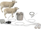 dishengzhen goat milking machine, 3l electric vacuum pulsation suction pump milker machine auto-stop device for goat sheep, livestock household farm milking equipment