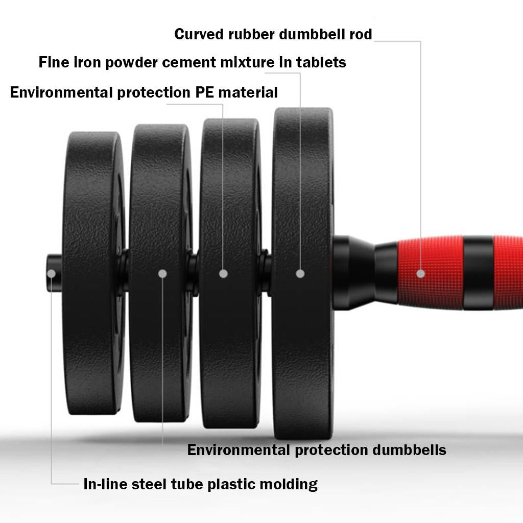 Adjustable Dumbbell Pair, Dumbbell Combination Environmental Dumbbell