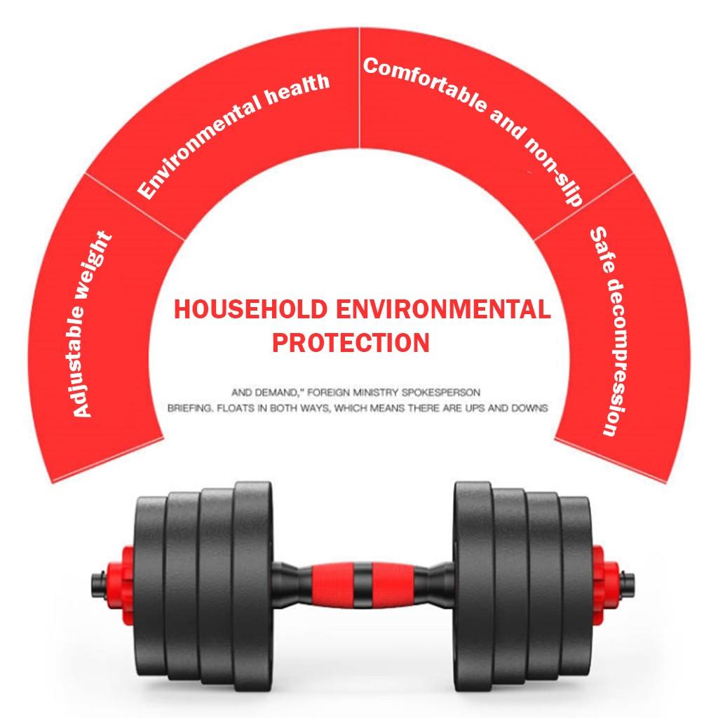 Adjustable Dumbbell Pair, Dumbbell Combination Environmental Dumbbell