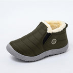 2021 Winter Warm Plush Ladies Flat Casual Shoes