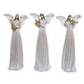 Set of 3 White Christmas Harmony Angel Decor 15"