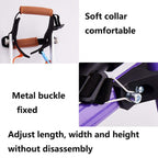 ELEAMO Adjustable Pet Dog Hind Leg Rehabilitation Wheelchair 2 Wheel Dog Wheelchair Stroller Aviation Aluminum Alloy Portable Shock Absorber Suitable for Small Disabled Dog Wheel,S