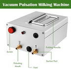 limeid 14l electric pulsation milking machine single bucket piston vacuum pulsation milking machine goat milking supplies for cows cattle or sheep optional,forcattle