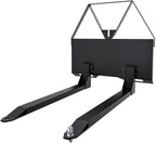 yintatech pallet fork 46" skid steer forks 2600 lbs capacity skid steer attachments quick attach mount