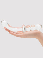 Lovehoney Ribbed G-Spot Sensual Glass Dildo, Clear
