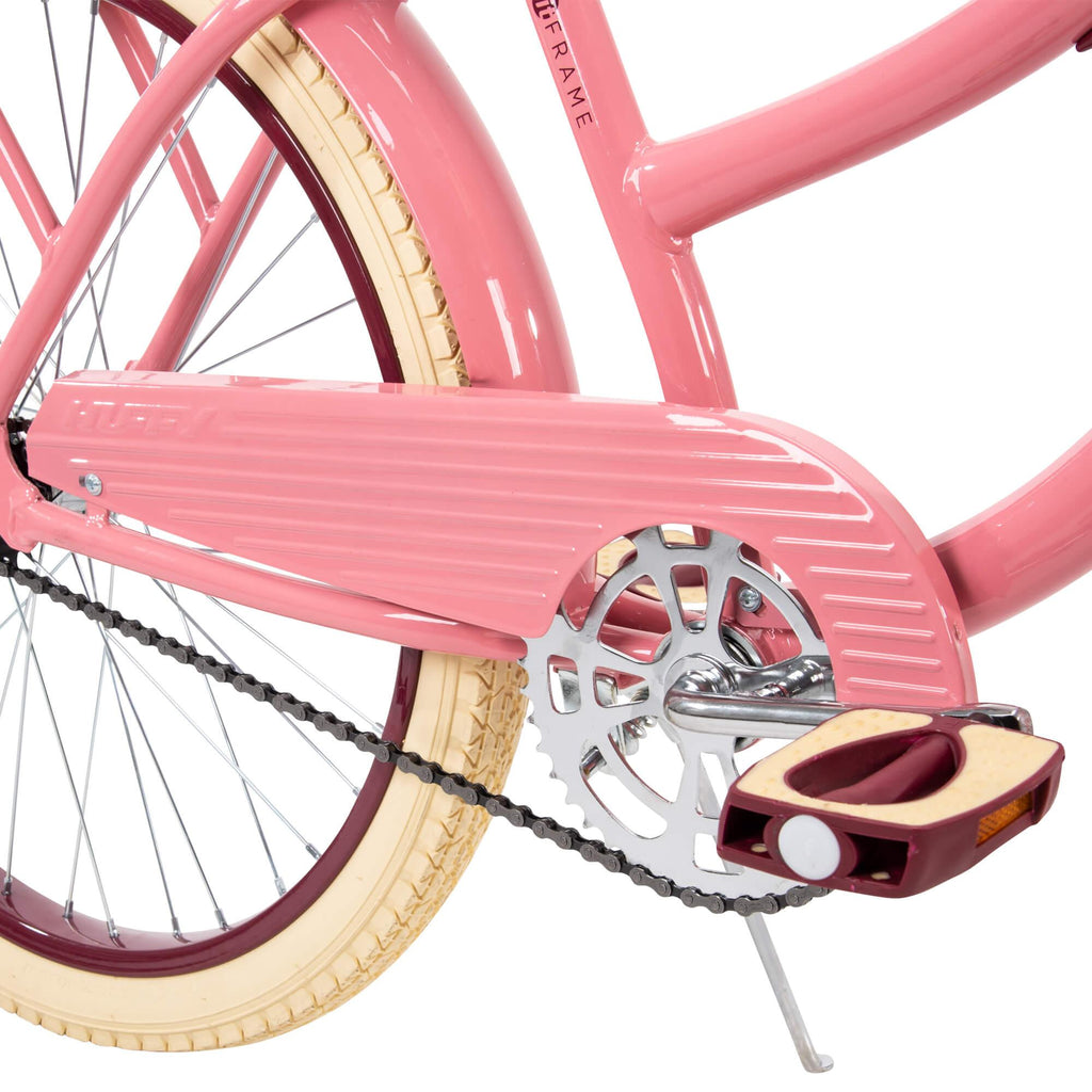 Huffy 24" Nel Lusso Girls' Cruiser Bike, Pink Blush Powder