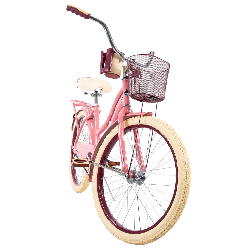 Huffy 24" Nel Lusso Girls' Cruiser Bike, Pink Blush Powder