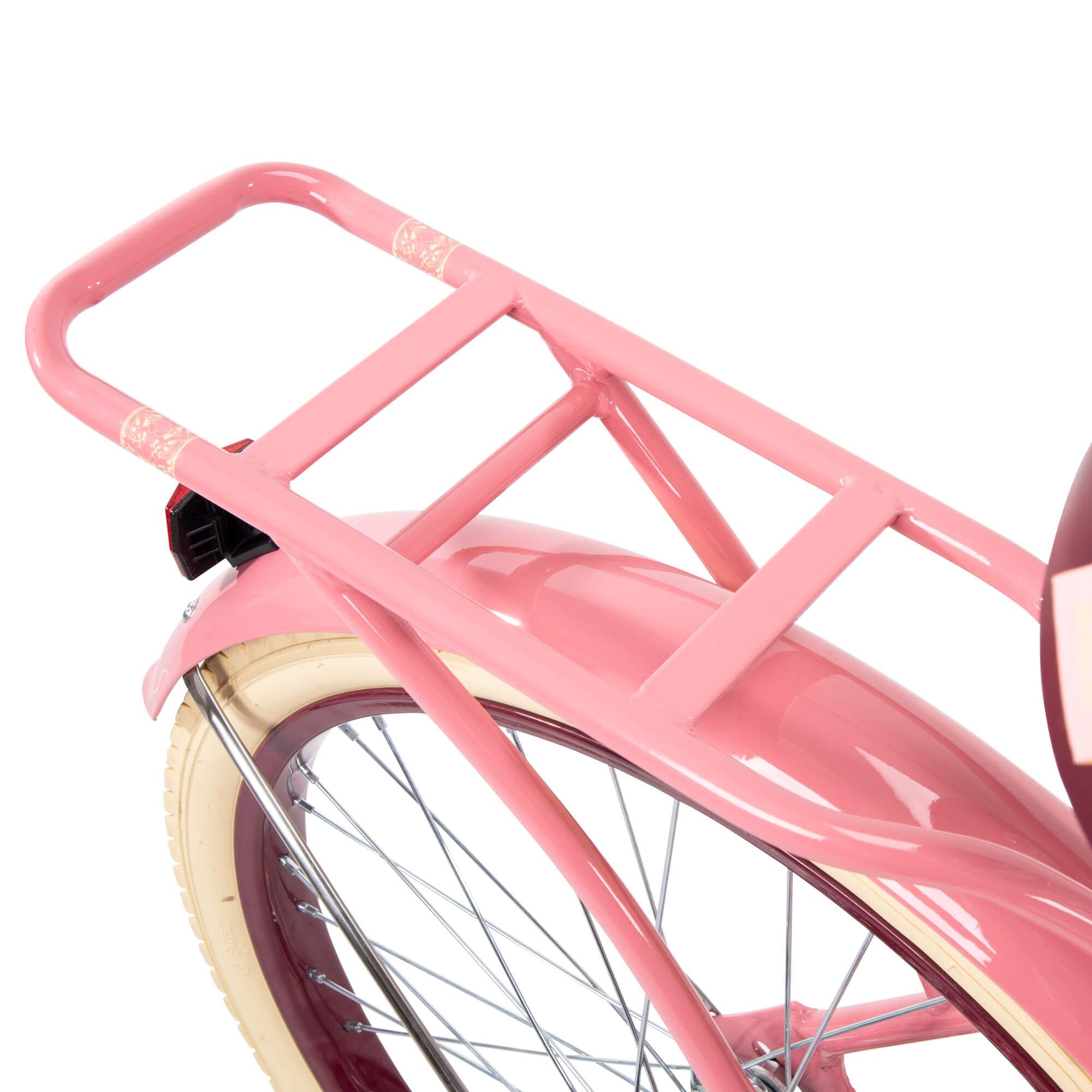Huffy 24" Nel Lusso Girls' Cruiser Bike, Pink Blush Powder