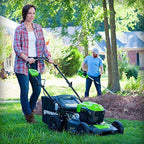 Greenworks 40V 21 inch Self-Propelled Cordless Lawn Mower Battery Not Include...