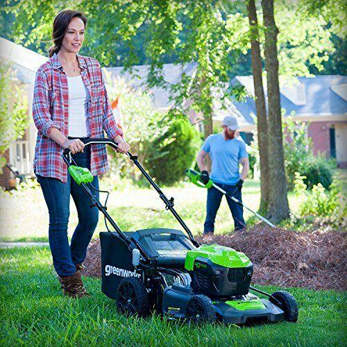 Greenworks 40V 21 inch Self-Propelled Cordless Lawn Mower Battery Not Include...