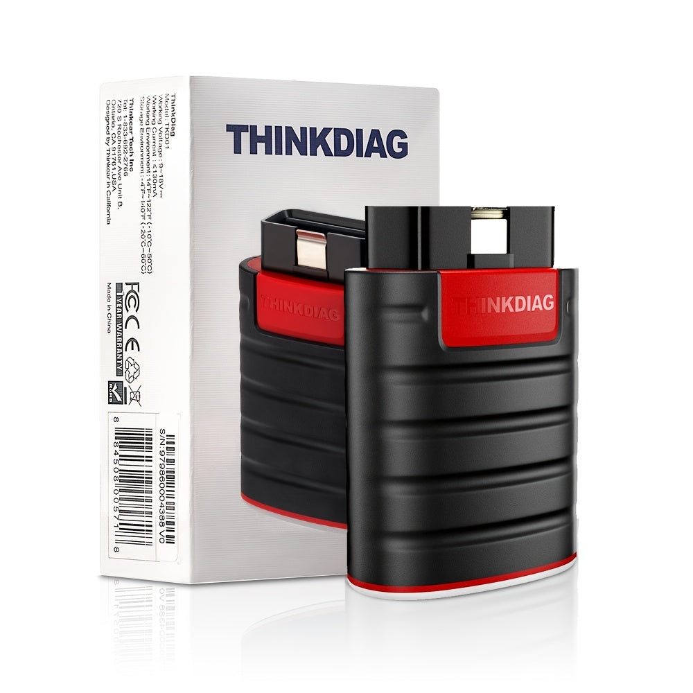 THINKCAR Thinkdiag Full System OBD2 Scanner, All Car 16 Reset Service 1 Year OBD2 Diagnostic Tool Active Test ECU Coding Auto Diagnostic Tool