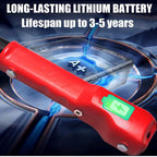 animal electric prod hot shock,waterproof cattle prod stick rechargeable electric livestock prod for pig cow goats cattle and big dog,
