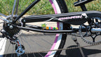 Micargi ROVER 7 Speed Beach Cruiser  TX-35 7 Speed V-Brake  Steel Spokes One Piece Crank Alloy Pink Rims 36H With Fender Color: Matte Black