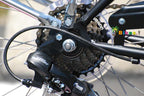 Micargi ROVER 7 Speed Beach Cruiser  TX-35 7 Speed V-Brake  Steel Spokes One Piece Crank Alloy Pink Rims 36H With Fender Color: Matte Black