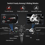 WOOKRAYS Folding Electric Bike, 20" 350W Electric Bicycle with 36V 10.4Ah Removable Battery, Max 20MPH 7 Speed E-Bike for Adults