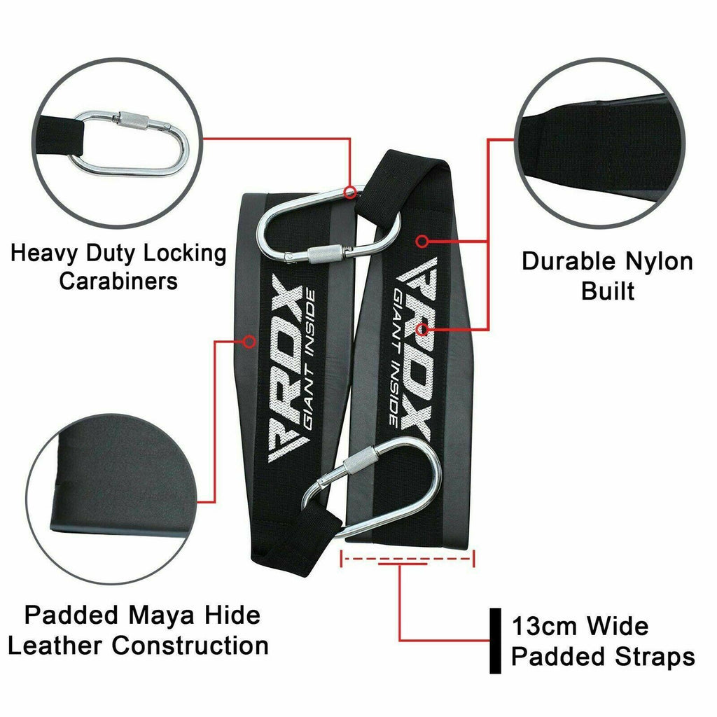 RDX Pro Hanging Door AB Straps Weight Lifting Sling AB-Crunch Gym Chinning Bar