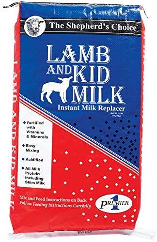 premier shepherd's choice lamb &amp; kid instant milk replacer - 45 lb.