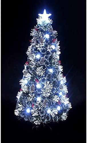 Joedot Christmas Tree Fiber Optic Green with Cones &amp; Berries