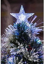 Joedot Christmas Tree Fiber Optic Green with Cones &amp; Berries