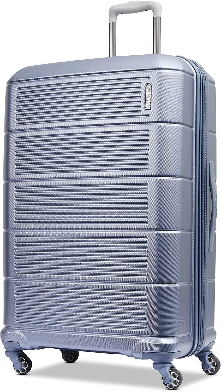 Stratum XLT 2.0 Expandable Hardside Luggage with Spinner Wheels, Slate Blue, 28"