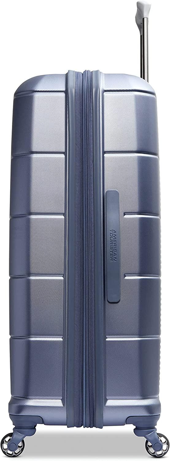 Stratum XLT 2.0 Expandable Hardside Luggage with Spinner Wheels, Slate Blue, 28"