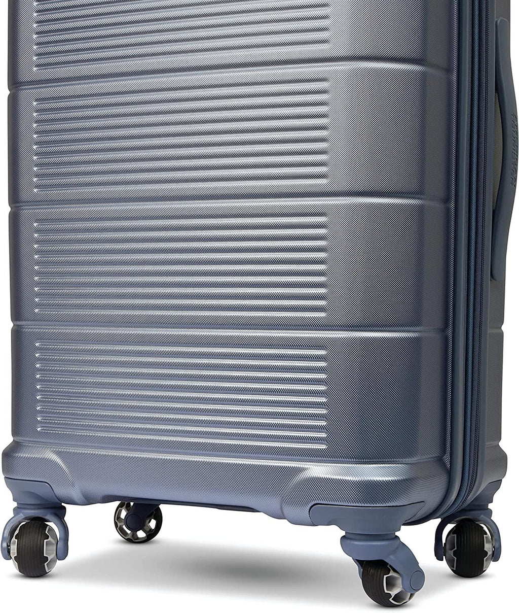 Stratum XLT 2.0 Expandable Hardside Luggage with Spinner Wheels, Slate Blue, 28"