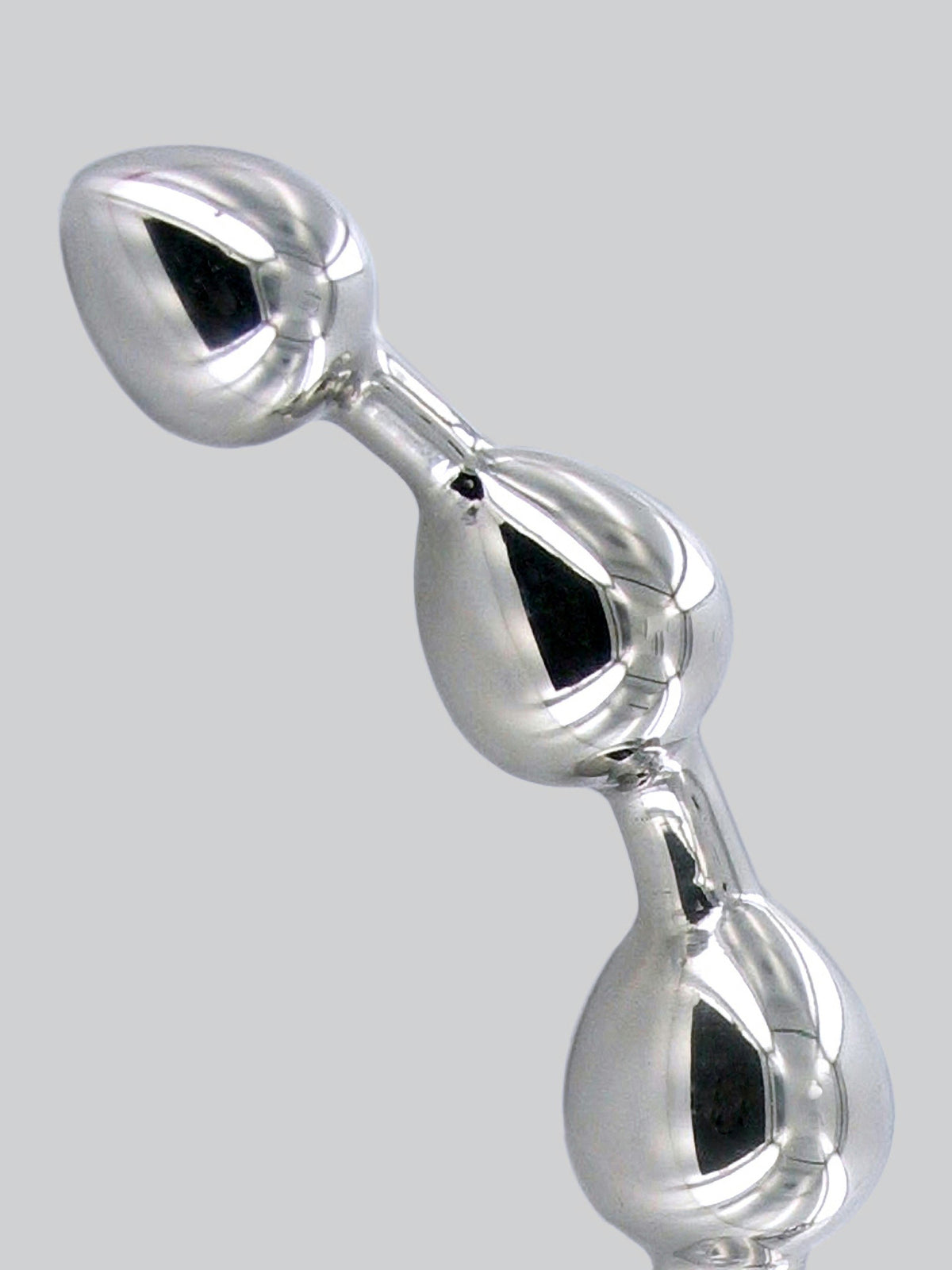 njoy Fun Wand Stainless Steel Dildo, Silver