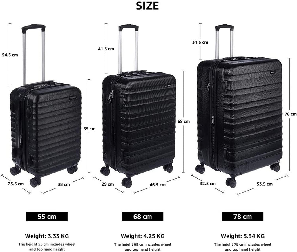 30-Inch Hardside Spinner, Black