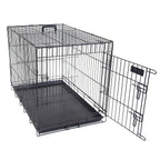 Majestic Pet Products  Door Folding Coated Steel Wire Dog Crate