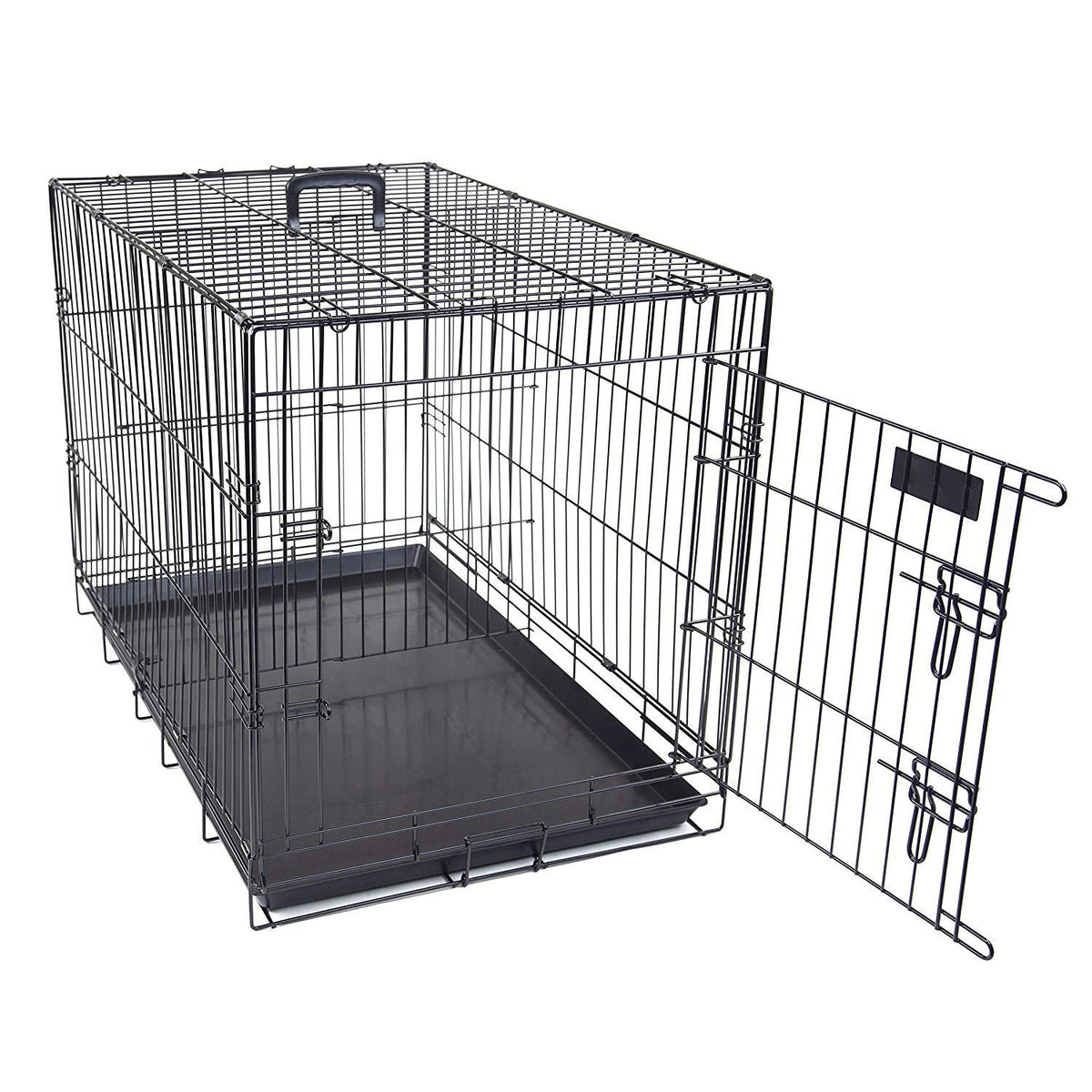 Majestic Pet Products  Door Folding Coated Steel Wire Dog Crate