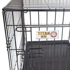 Majestic Pet Products  Door Folding Coated Steel Wire Dog Crate