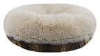 Bessie and Barnie Signature Wild Kingdom / Blondie Luxury Shag Extra Plush  Fur Bagel Pet / Dog Bed (Multiple Sizes)