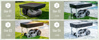 Robot Lawn Mower Garage, Waterproof Outdoor Shelter &amp; Carport for Most Robotic Mowers, Universal Easy Setup Rain Protection Panel Awning Shed, 19" W x 30" L x15.7 H