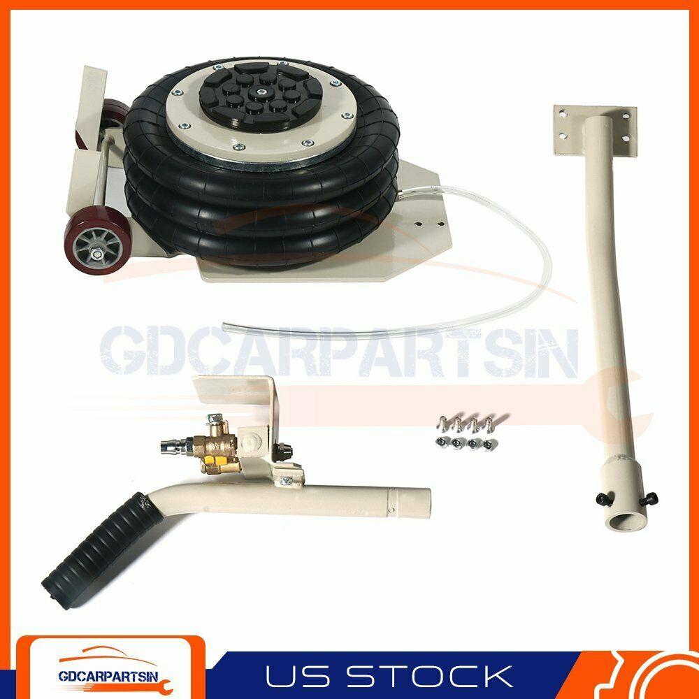 Triple Bag Air Jack 6600LBS/ 3Ton Lift Heavy Duty Vehicle Lifting Pneumatic Jack