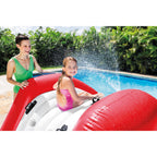 Kool Splash Inflatable Pool Slide Play Center with Sprayer, Red (2 Pack)