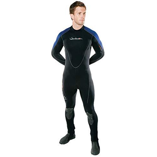 Henderson Thermoprene 5mm Back Zippered Mens Jumpsuit, Black/Blue, Medium