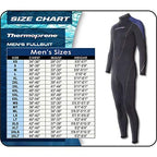 Henderson Thermoprene 5mm Back Zippered Mens Jumpsuit, Black/Blue, Medium