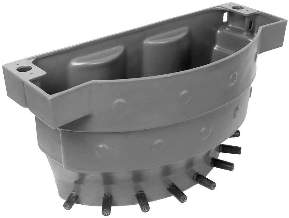 zerodis 38l large capacity 8 nipples calf milk feeding bucket, livestock farm cattle sheep milk feed feeder multiple feeding ports