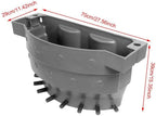 zerodis 38l large capacity 8 nipples calf milk feeding bucket, livestock farm cattle sheep milk feed feeder multiple feeding ports