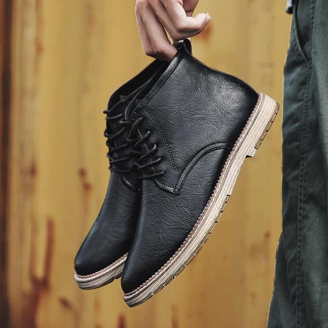 Shoes - Men Genuine Leather Boots