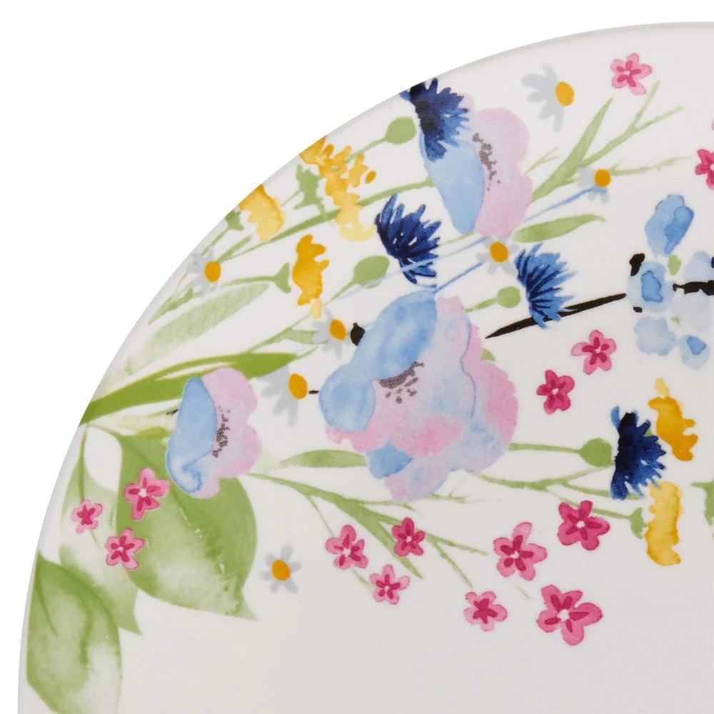 Flower Meadow 18 Piece Dinnerware Set, Service for 6