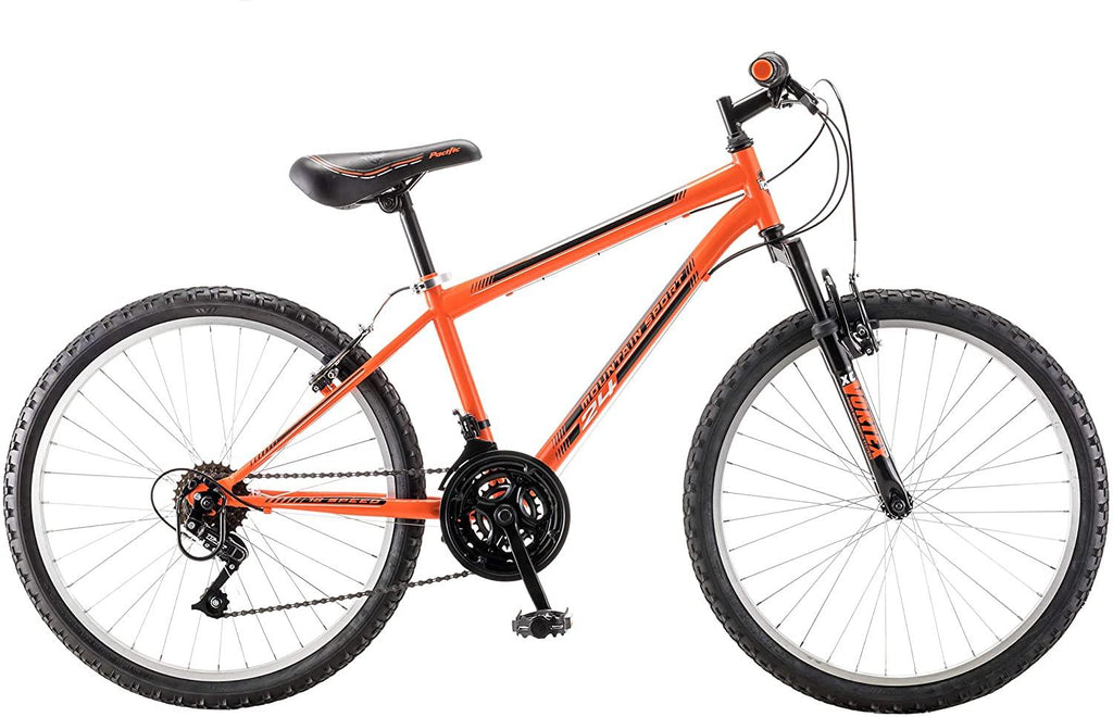 Pacific Mountain Adult Sport Bike, 24-26-Inch Wheels, Multiple Colors
