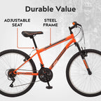 Pacific Mountain Adult Sport Bike, 24-26-Inch Wheels, Multiple Colors