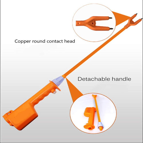 animal electric prod hot shock,waterproof cattle prod stick electric rechargeable hand prod shock animals livestock farm pig cattle prod safety shock prodder,