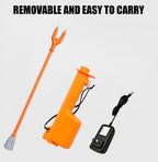 animal electric prod hot shock,waterproof cattle prod stick electric rechargeable hand prod shock animals livestock farm pig cattle prod safety shock prodder,