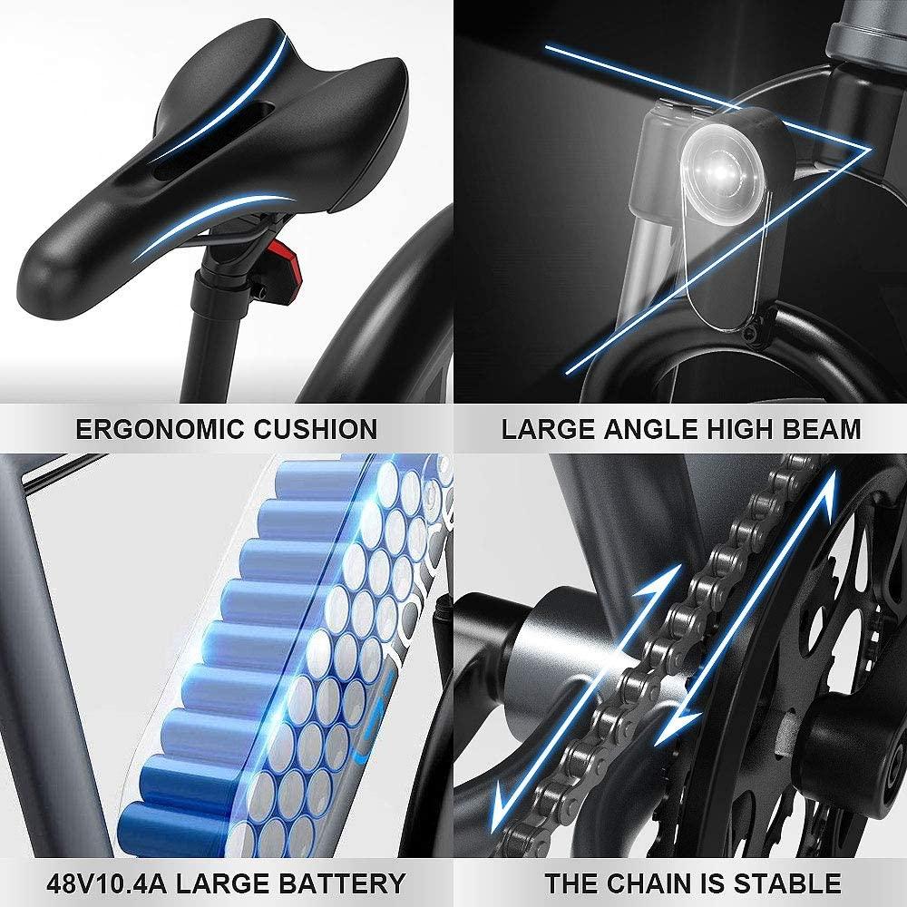 G-Force Electric Bike S22,Electric Bikes for Adults 350W Motor,Removable Battery 26''Ebike.Max Speed 25MPH,Max Ran40Miles,Professional 7-Speed Adult Electric Bike.